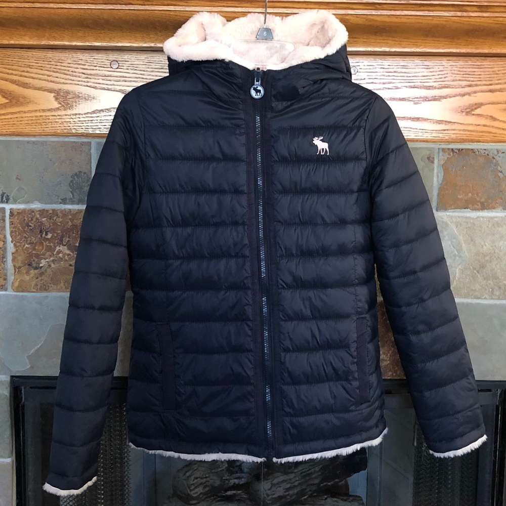 ABERCROMBIE KIDS Reversible Puffer Jacket, Worn 3X